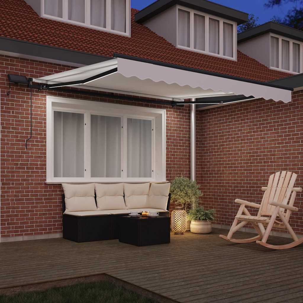 Behúzható napellenző Fehér 350 x 250 cm szövet