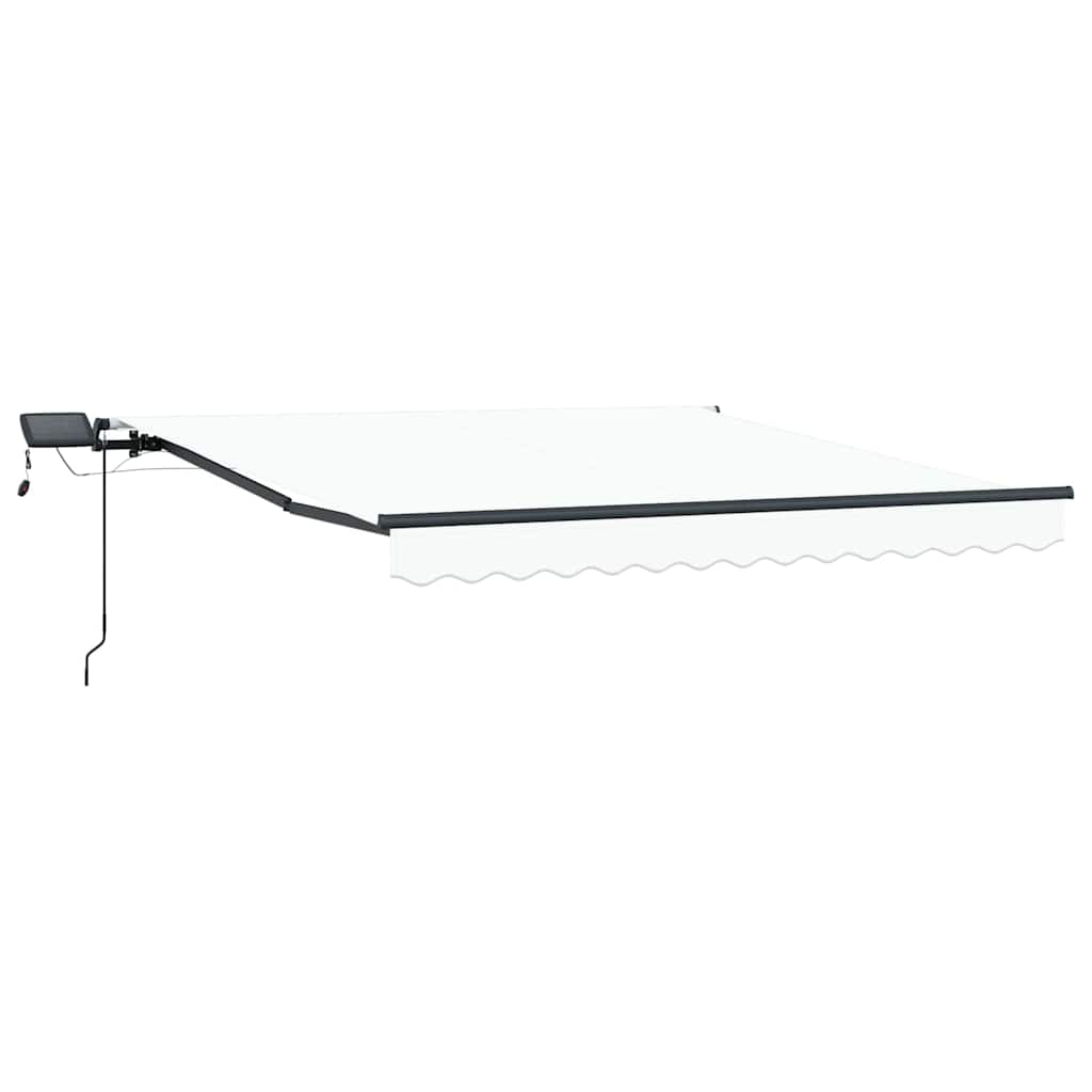 Behúzható napellenző Fehér 350 x 250 cm szövet