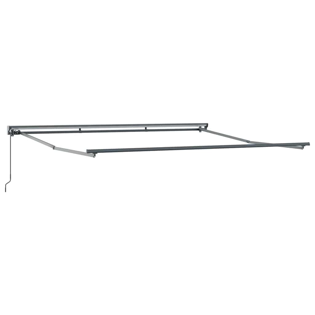 Behúzható napellenző Narancs és Barna 400x300 cm szövet