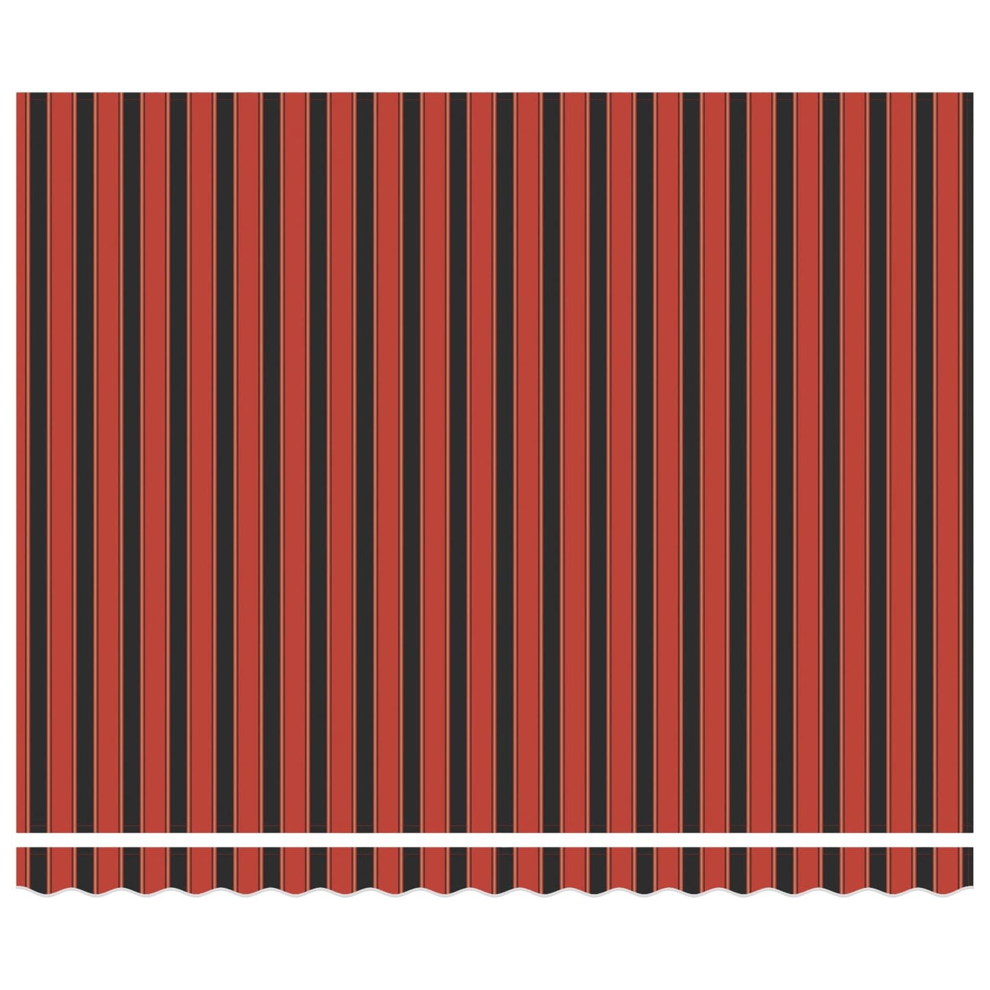 Behúzható napellenző Narancs és Fekete 400 × 300 cm