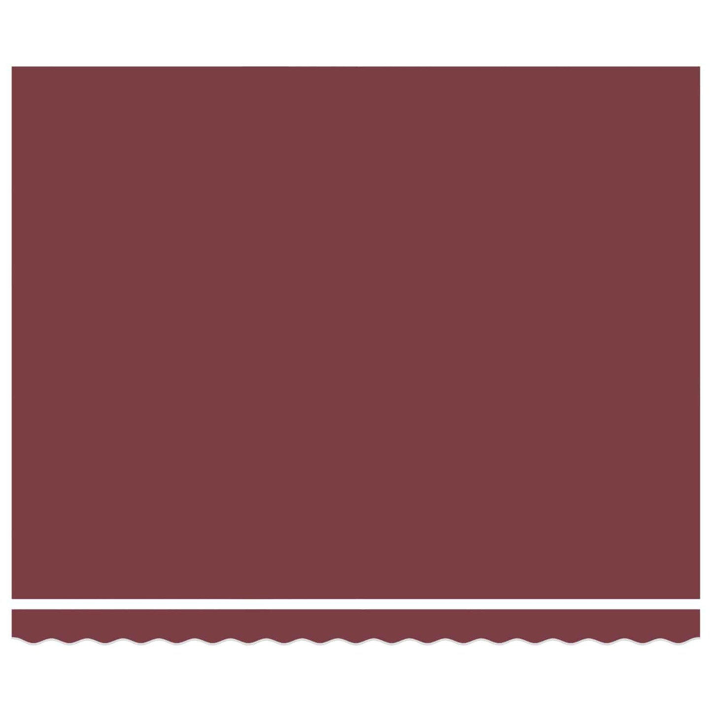 Behúzható napellenző Burgundi 400 × 300 cm Poliészter és fém