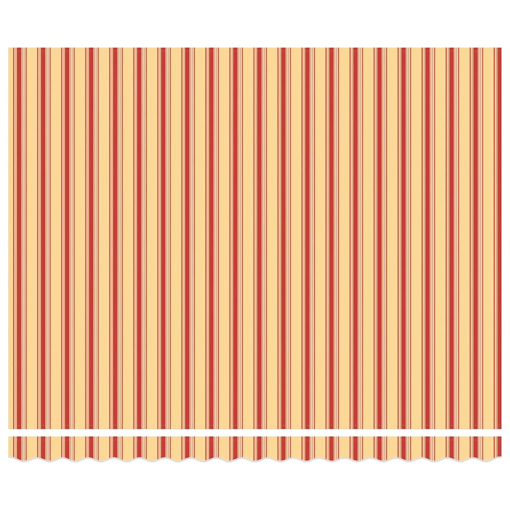 Behúzható napellenző Sárga és narancs 400x300 cm szövet