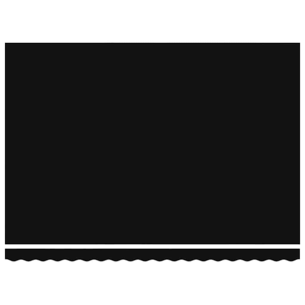 Behúzható napellenző Fekete 450 × 300 cm Poliészter és fém