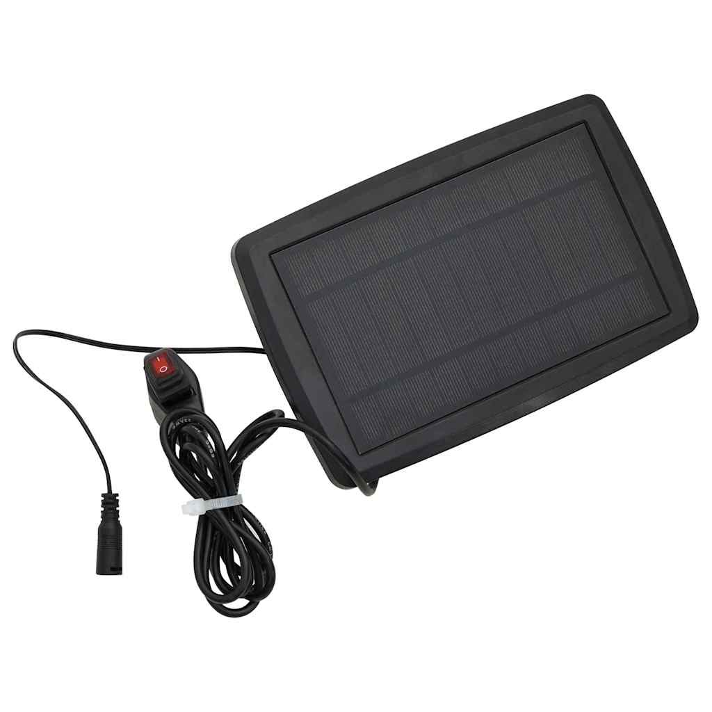 Behúzható napellenző Zöld és sárga 600 × 300 cm Szövet és Acél