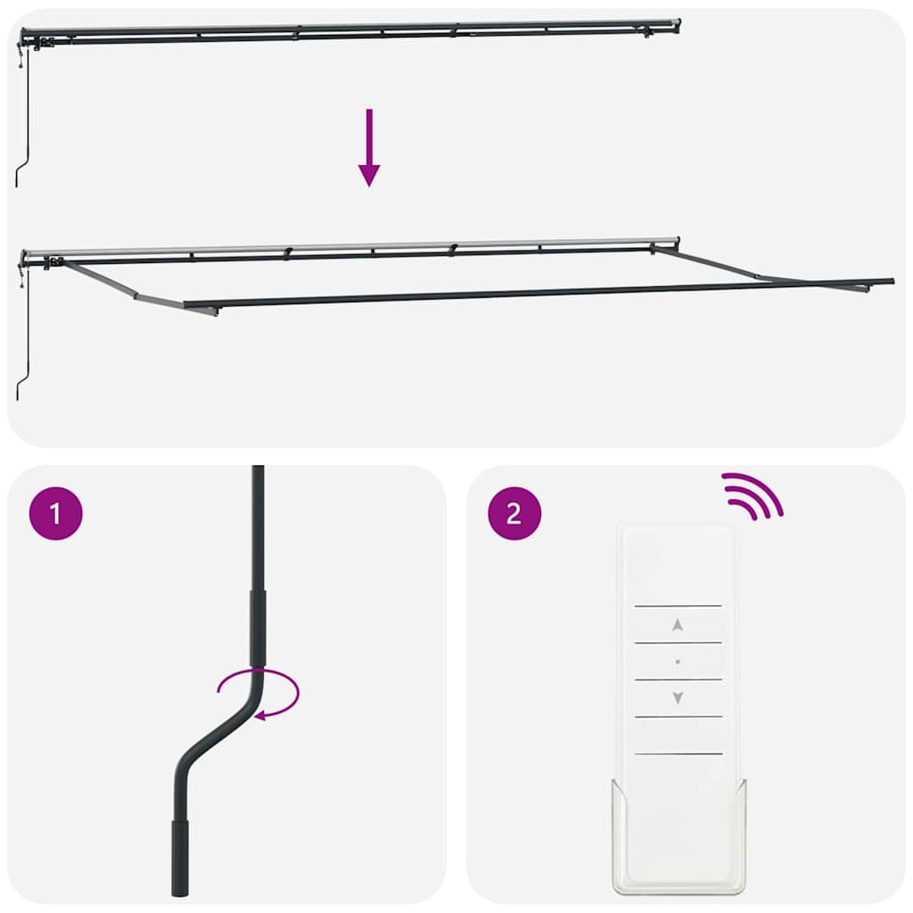 Behúzható napellenző Zöld és sárga 600 × 300 cm
