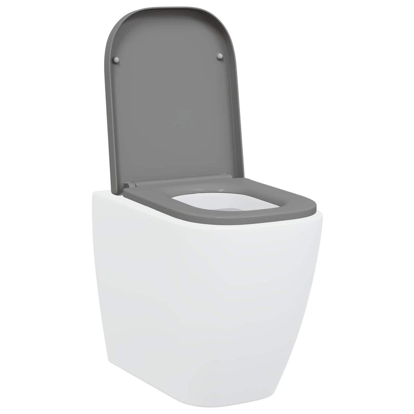 Gyorsan Levehető WC Ülőke Szürke 44.5 x 35 x 3.6 cm Duroplast