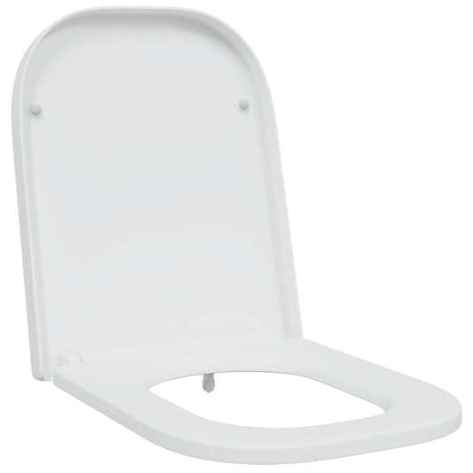 Gyorsan Levehető WC Ülőke Fehér 44.5 x 35 x 3.6 cm Duroplast