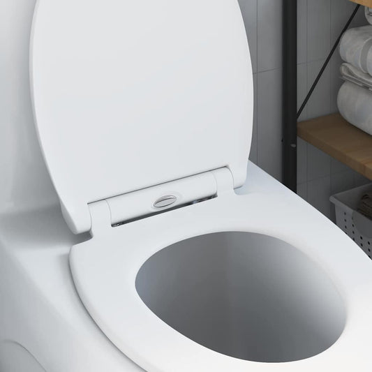 Gyorsan Levehető WC Ülőke Fehér 45.5 x 37.5 x 3.8 cm Duroplast