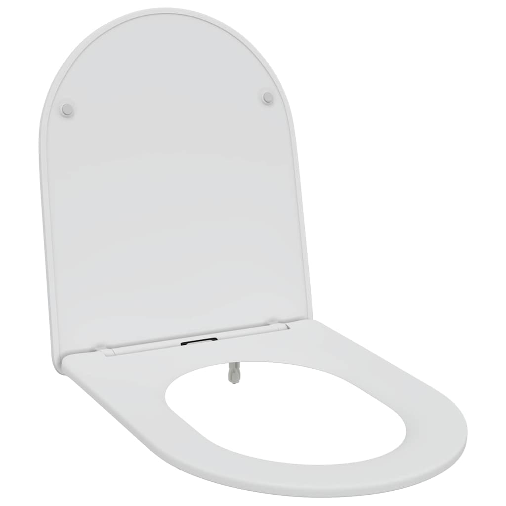 Gyorsan Levehető WC Ülőke Fehér 44 x 36.4 x 3.4 cm Duroplast
