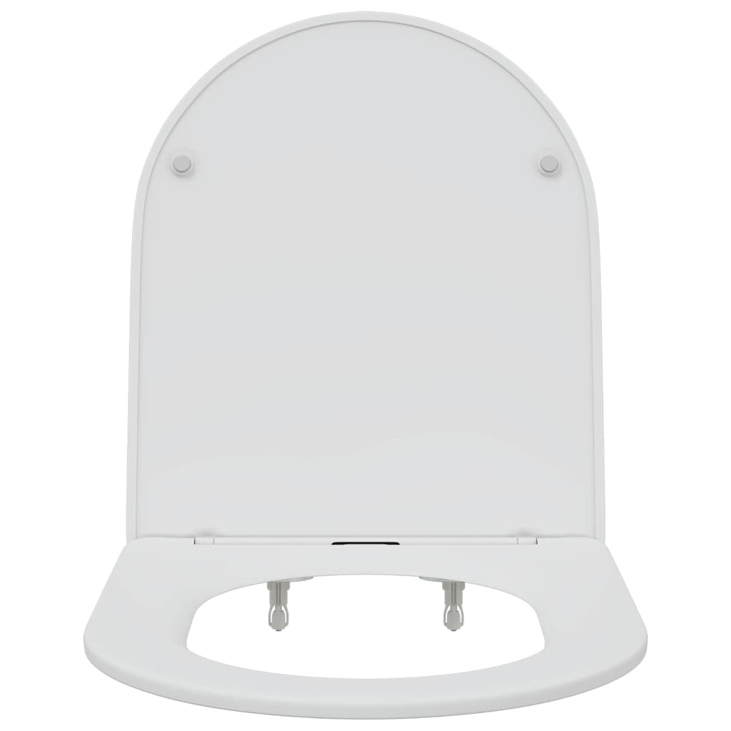 Gyorsan Levehető WC Ülőke Fehér 44 x 36.4 x 3.4 cm Duroplast