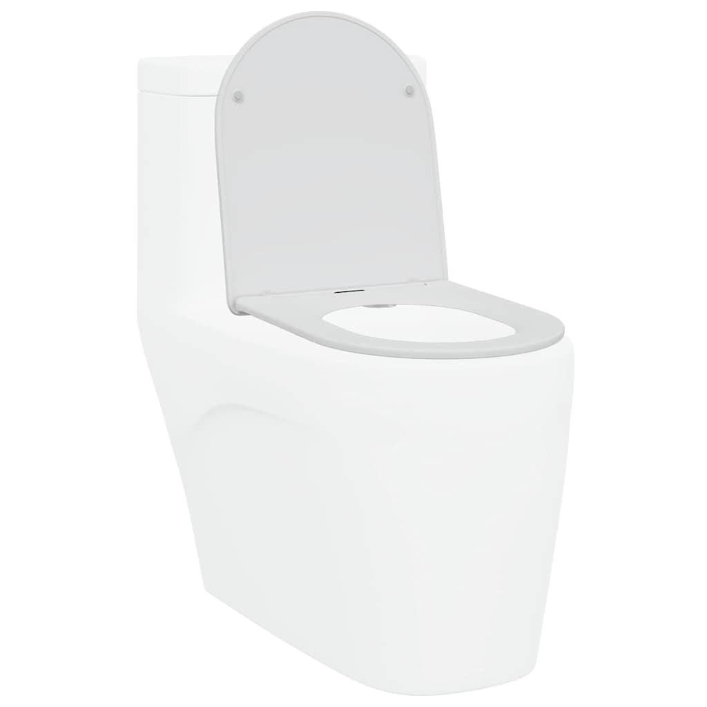 Gyorsan Levehető WC Ülőke Fehér 44 x 36.4 x 3.4 cm Duroplast