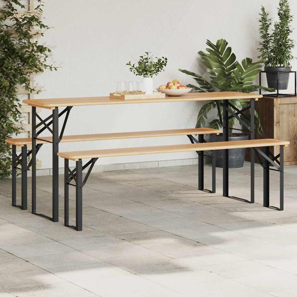 Sörasztal láb 2 pcs Fekete 39 x 3 x 75 cm Porszórt acél