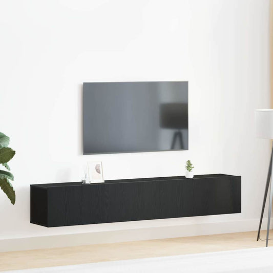 TV szekrény garnitúra 2 pcs Musta tammi 100 x 30 x 30 cm
