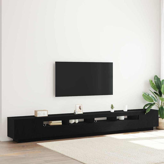 TV szekrény 3 pcs Fekete 300 x 35 x 40 cm Faanyag