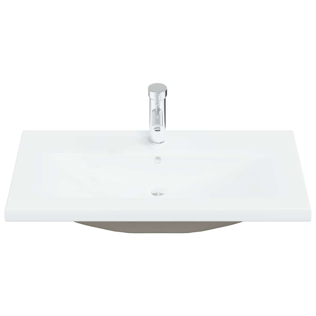 Mosdószekrény tárolóval Musta tammi 80 x 39 x 62 cm Faanyag