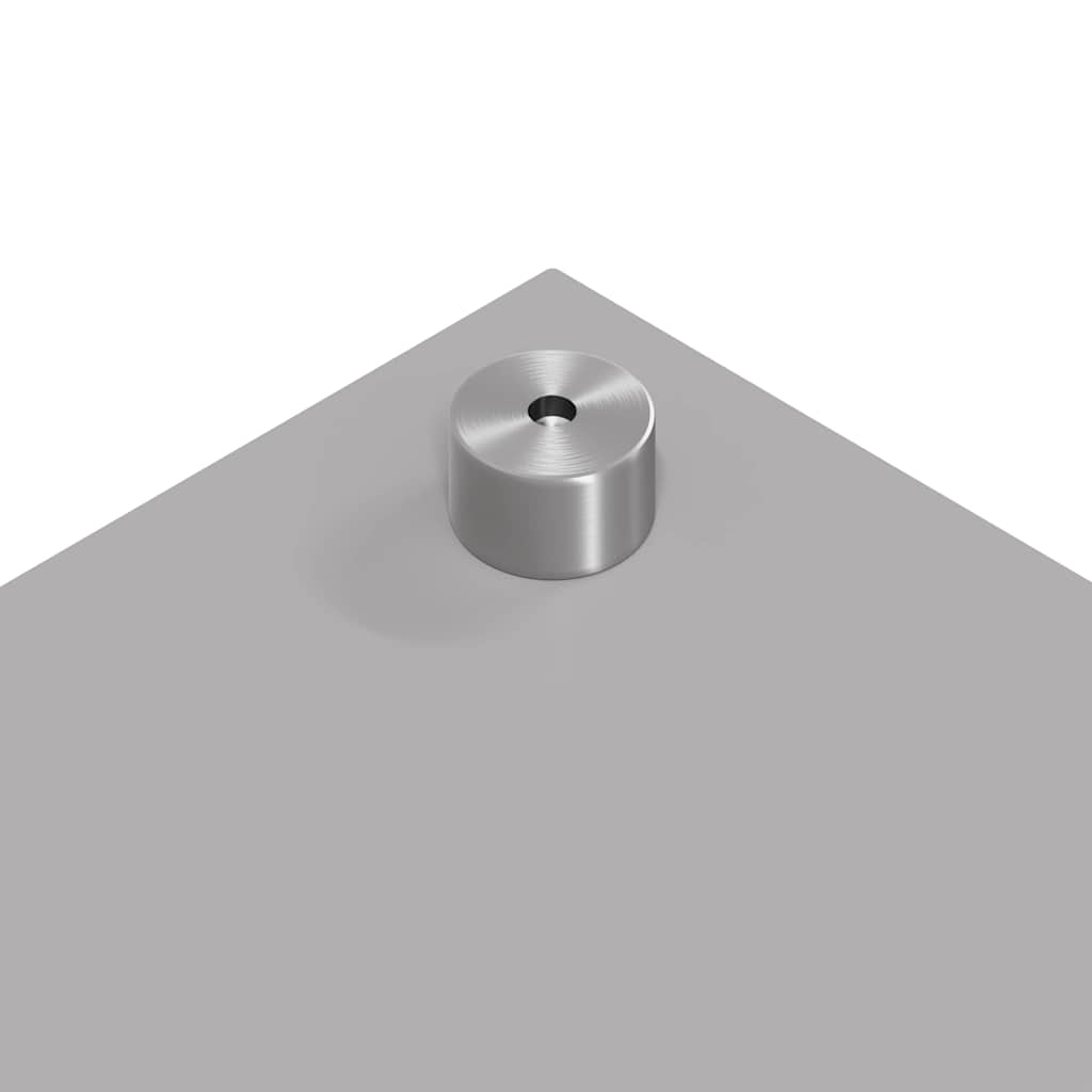 Konyhai Fali Csempe Világosszürke 80x60x0,6 cm Edzett Üveg