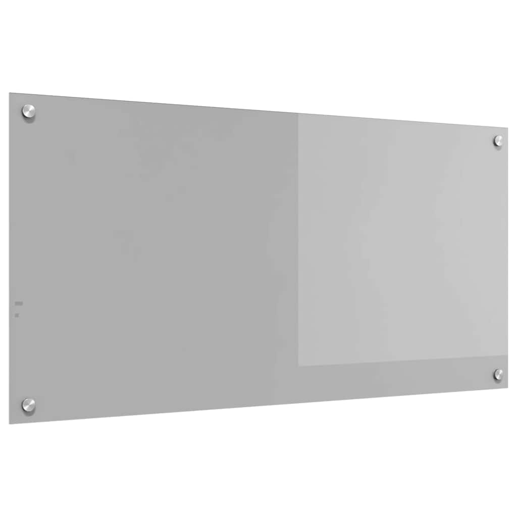 Konyhai Háttérvilágítás Világosszürke 100x50x0,6 cm Edzett Üveg