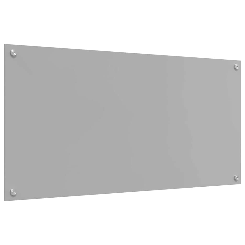 Konyhai Háttérvilágítás Világosszürke 100x50x0,6 cm Edzett Üveg