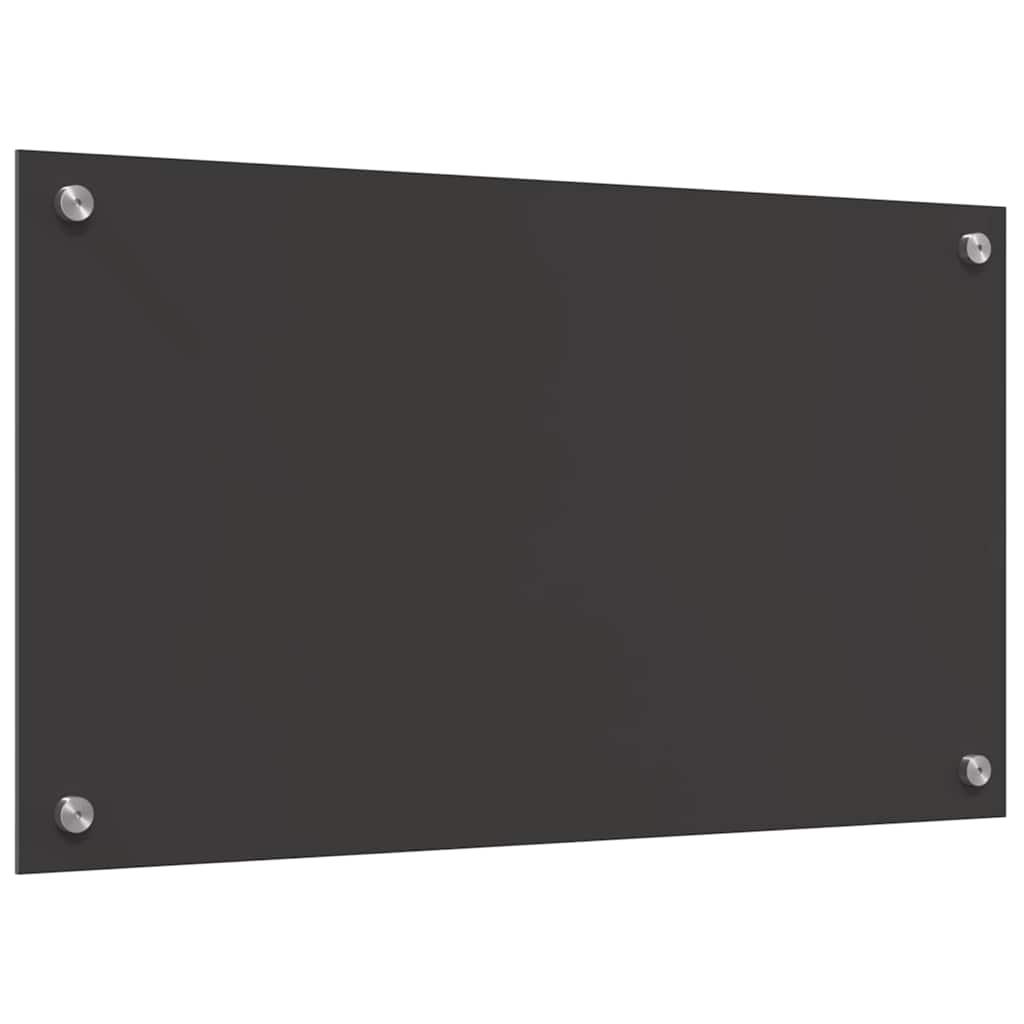 Konyhai Háttérpanelek Sötétszürke 70x40x0,6 cm Edzett Üveg