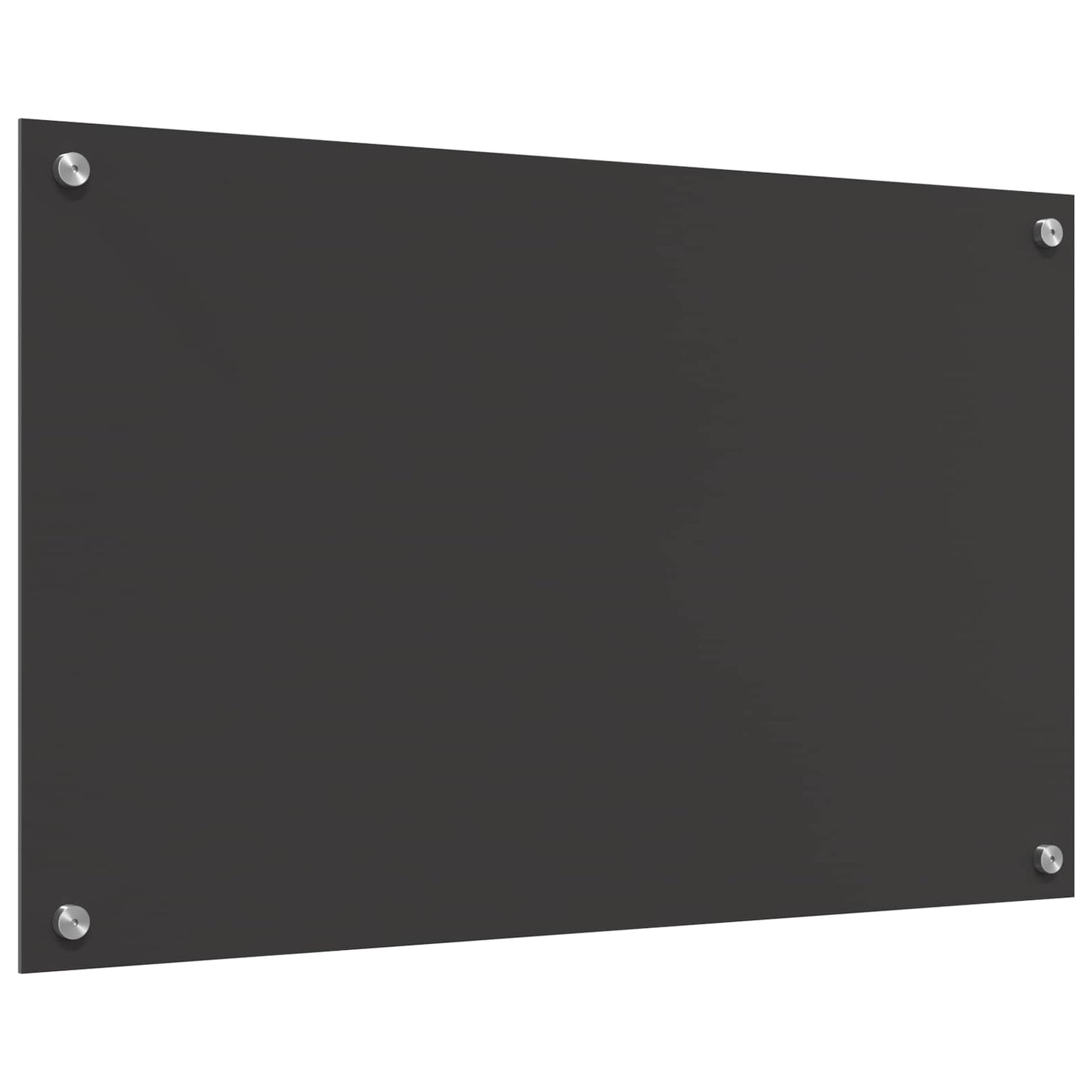 Konyhai splashback Sötétszürke 80 x 50 x 0,6 cm edzett üveg