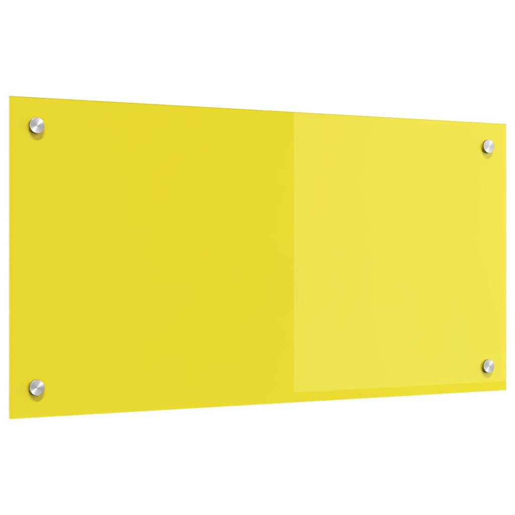 Konyhai Bútorlap Sárga 80x40x0,6 cm Edzett Üveg