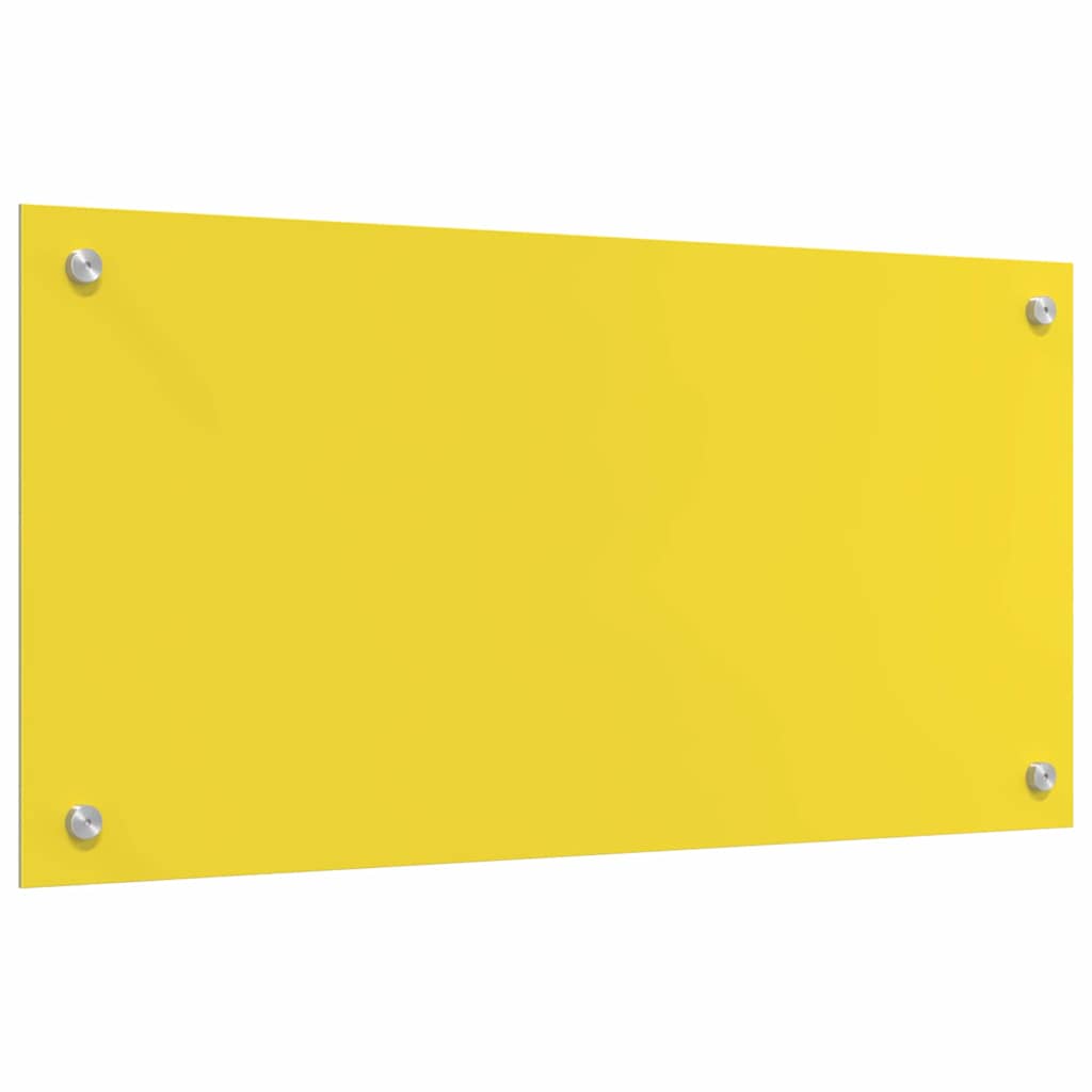 Konyhai Bútorlap Sárga 80x40x0,6 cm Edzett Üveg
