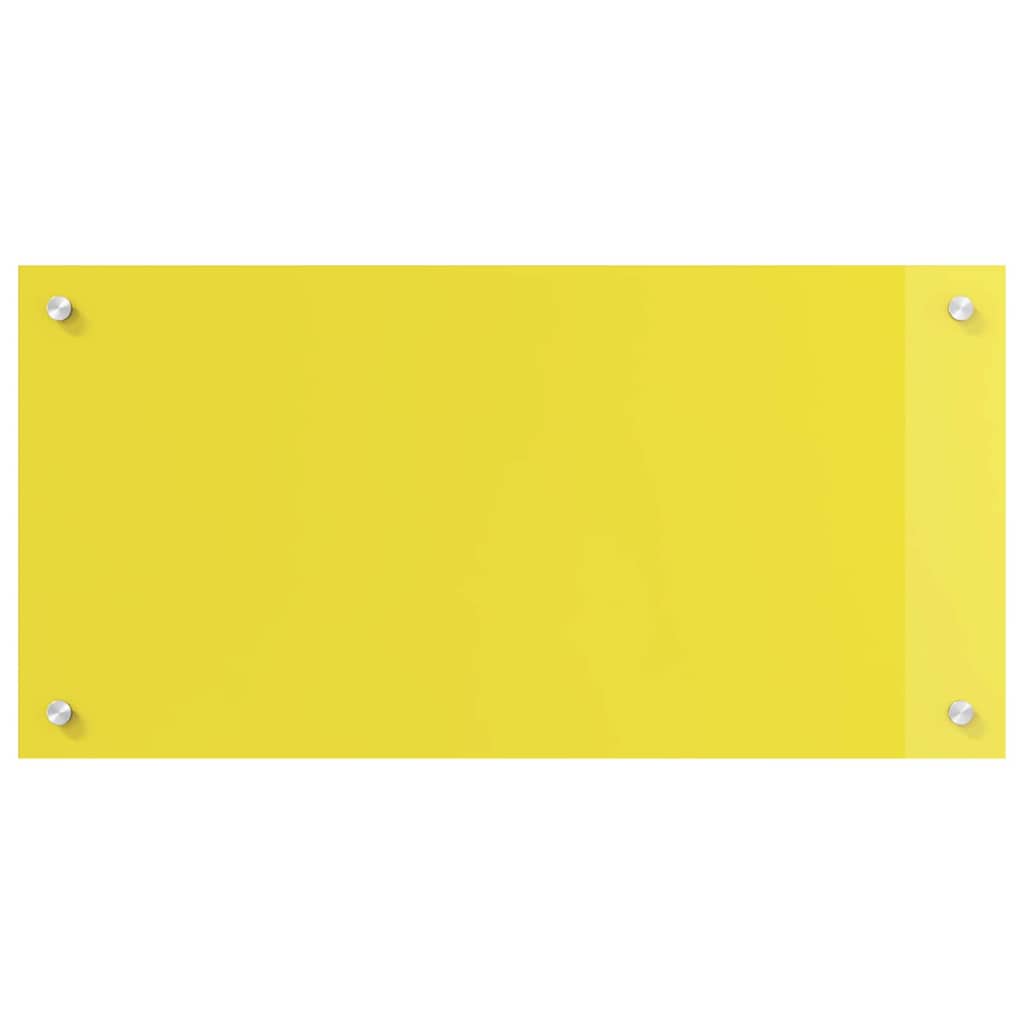 Konyhai Bútorlap Sárga 80x40x0,6 cm Edzett Üveg