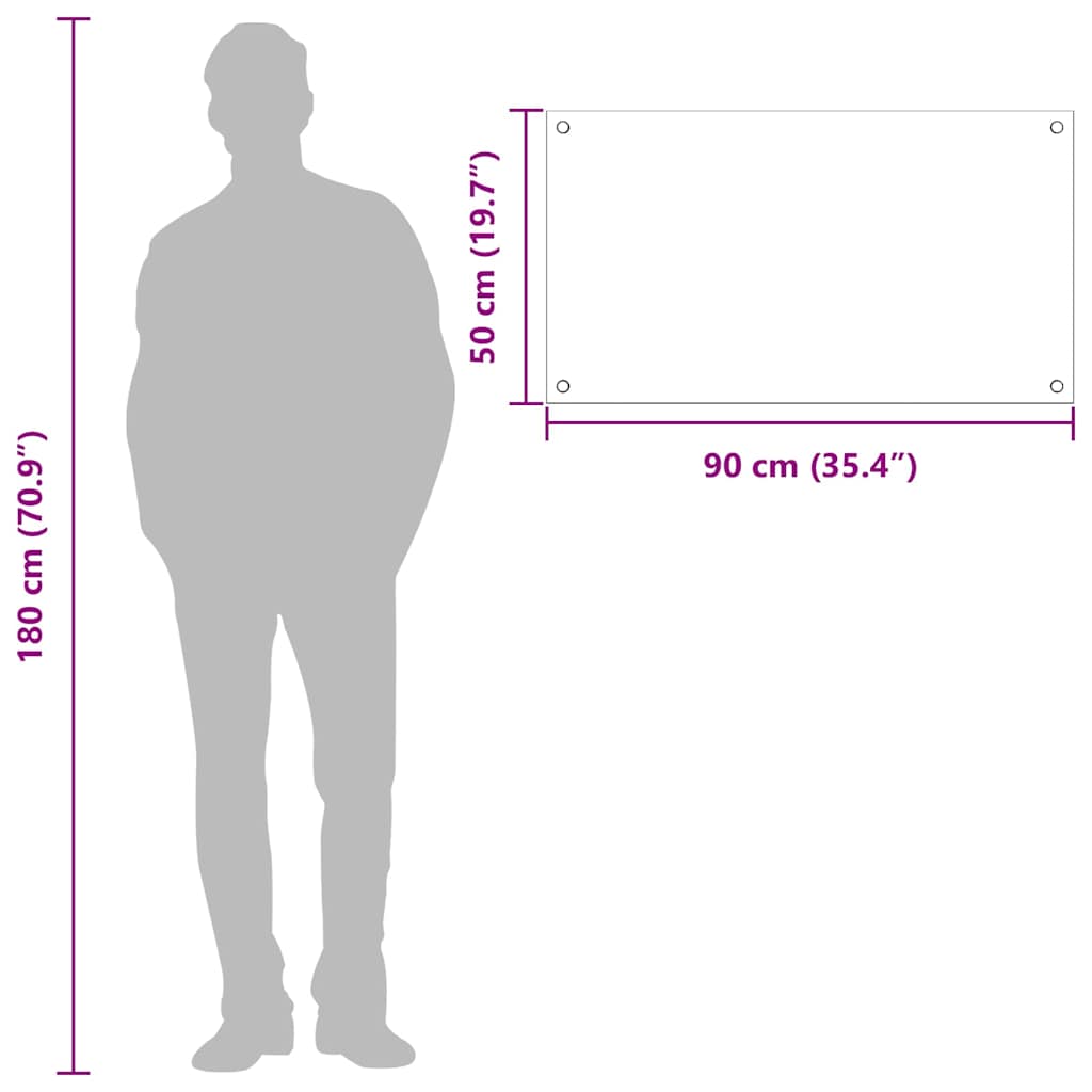Konyhai Fali Csempe Sárga 90x50x0,6 cm Edzett Üveg