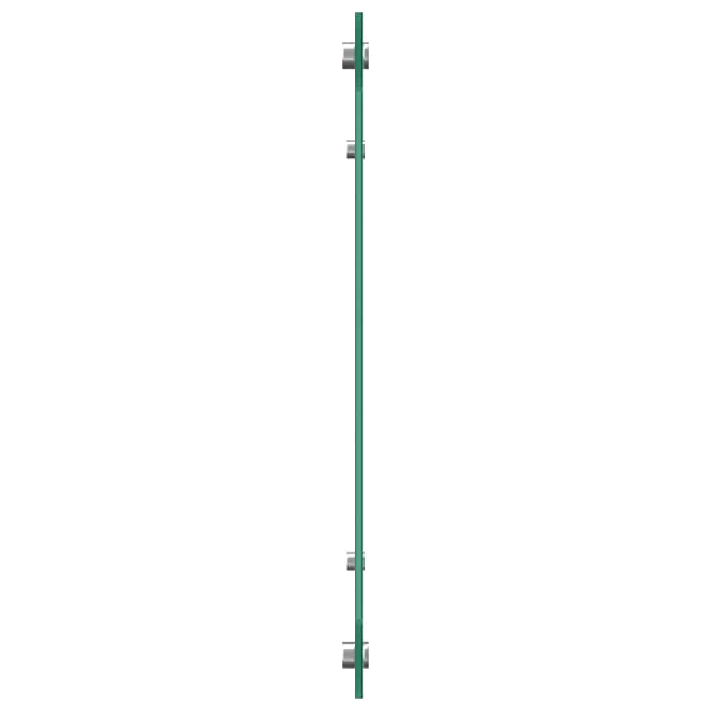 Konyhai Fali Csempe Fekete 110x40x0,6 cm Edzett Üveg