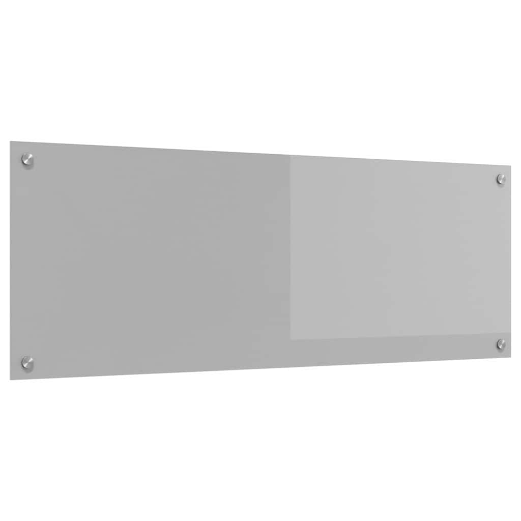 Konyhai Hálósó Világosszürke 110x40x0,6 cm Hőkezelt Üveg