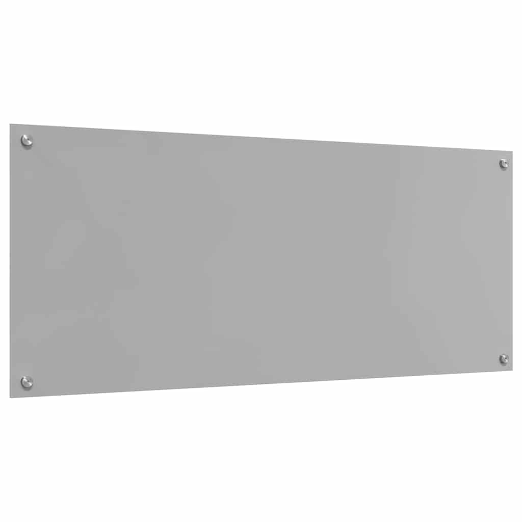 Konyhai Hátfal Világosszürke 120x50x0,6 cm Edzett Üveg