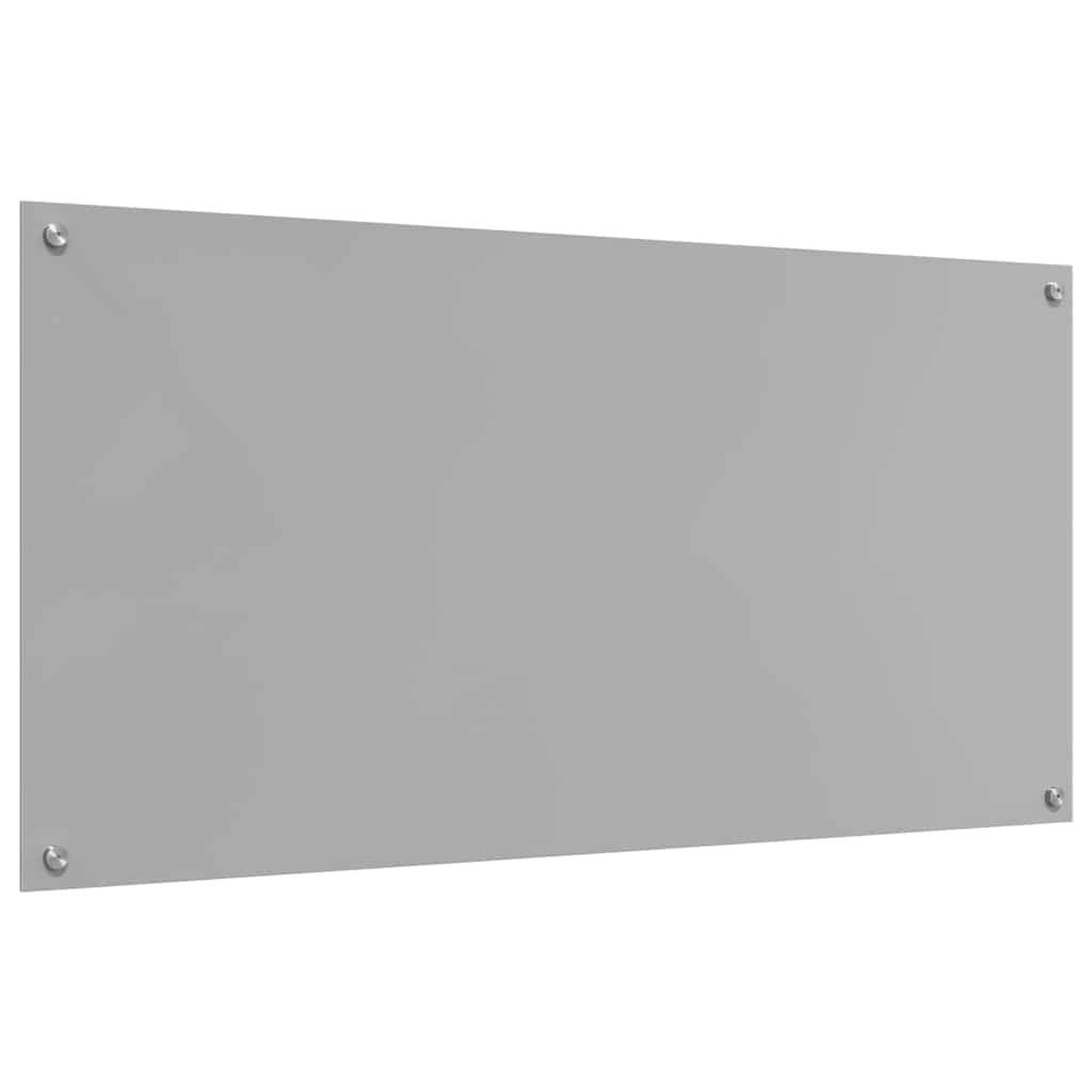 Konyhai Hátfal Világosszürke 120x60x0,6 cm Edzett Üveg