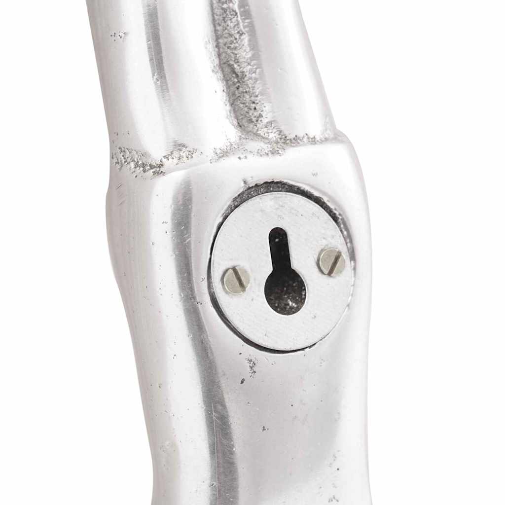 Szobor Ezüst 22 x 8 x 25 cm Alumínium