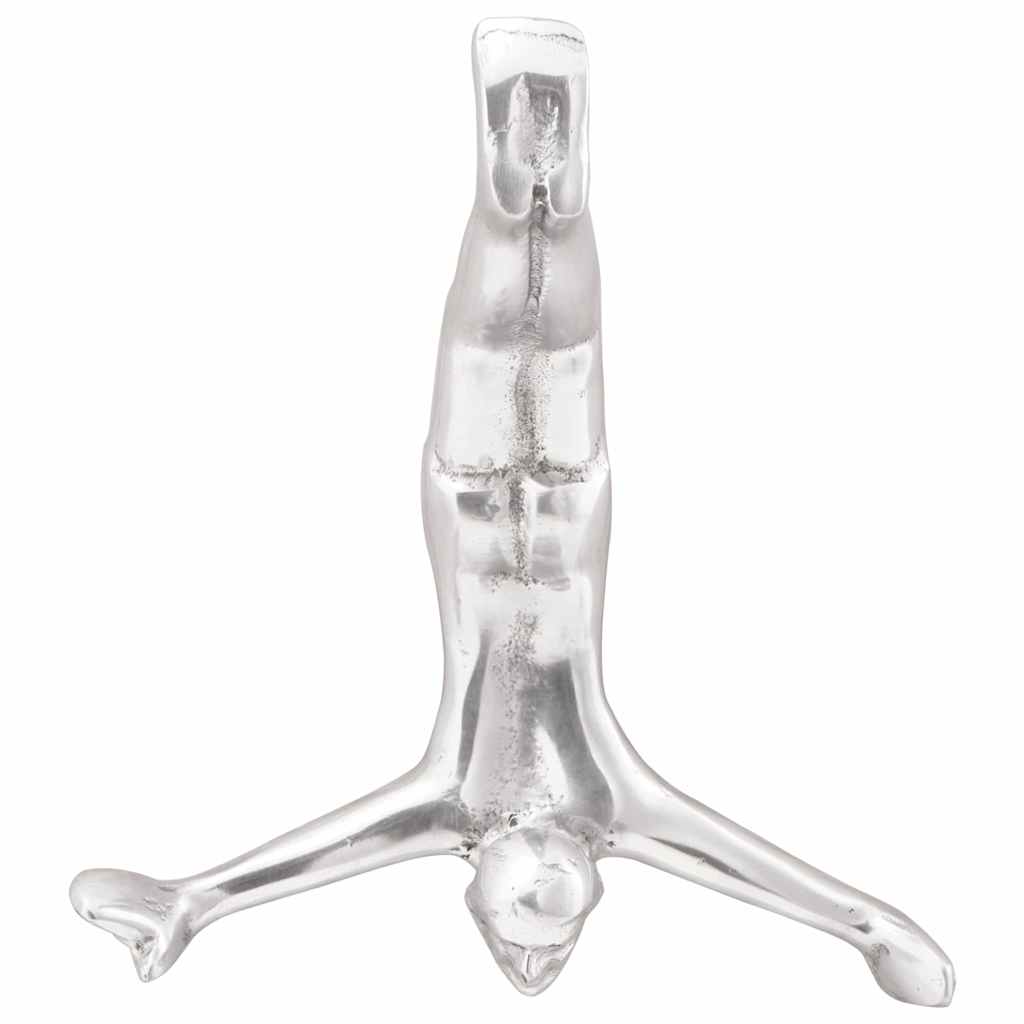 Szobor Ezüst 22 x 8 x 25 cm Alumínium