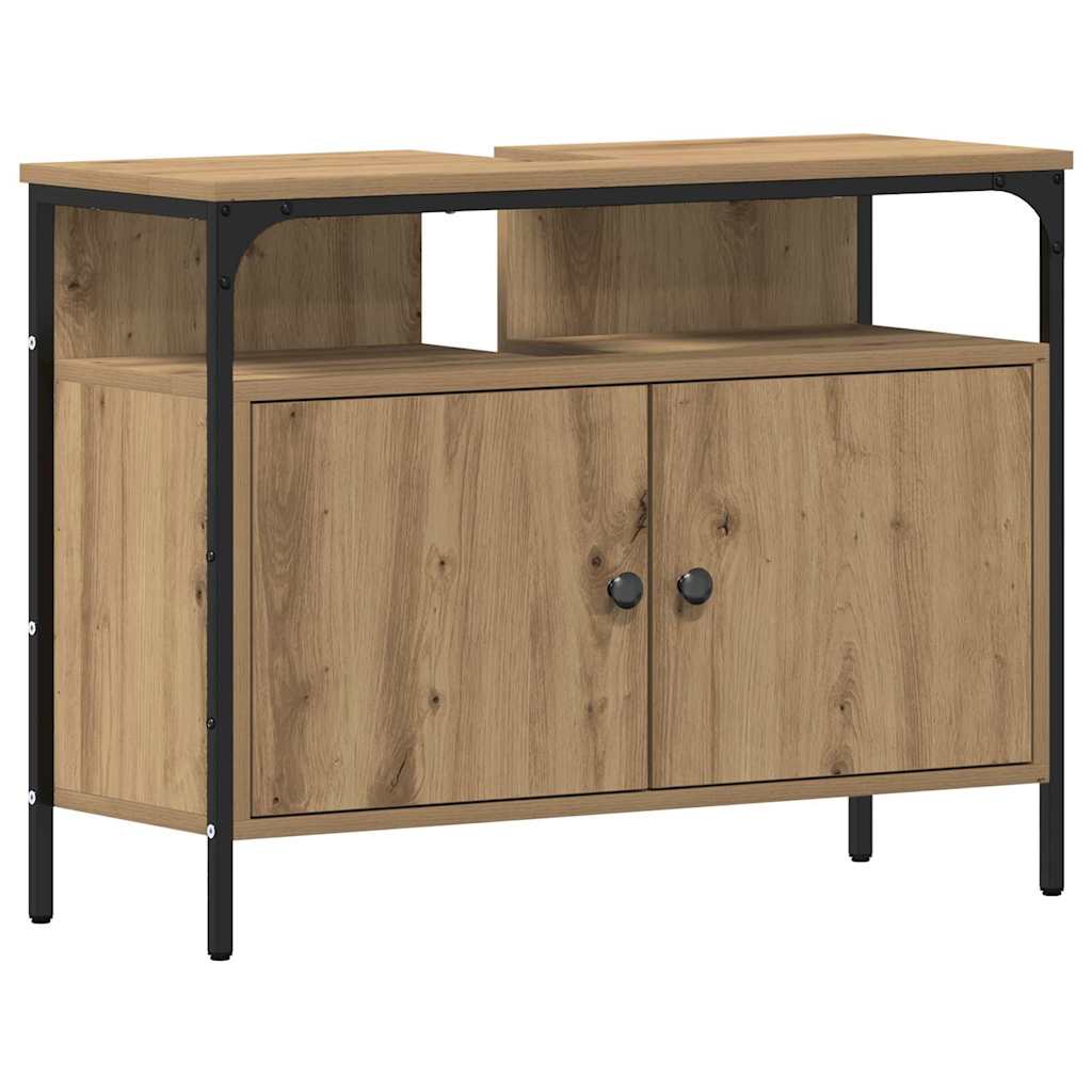 Fürdőszobai Mosdószekrények 3 pcs Barna 80 x 30 x 60 cm Faanyag