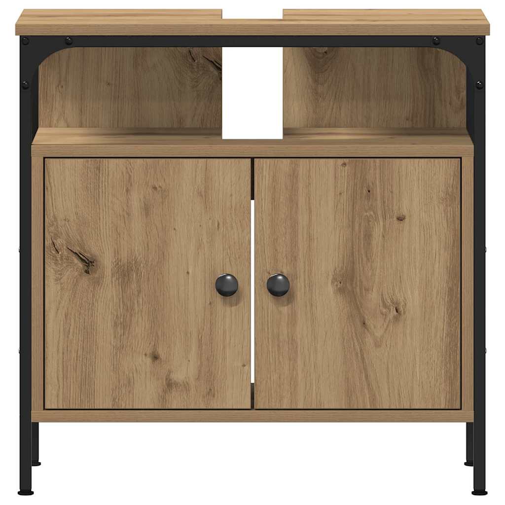 Fürdőszobai Mosdószekrények 3 pcs Barna 80 x 30 x 60 cm Faanyag