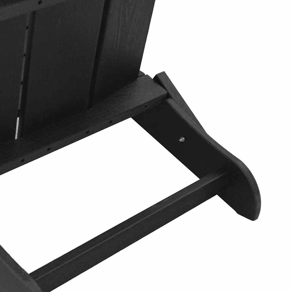 Kerti pihenő bútor 2 pcs Fekete 74.5 x 80.5 x 90cm Műanyag