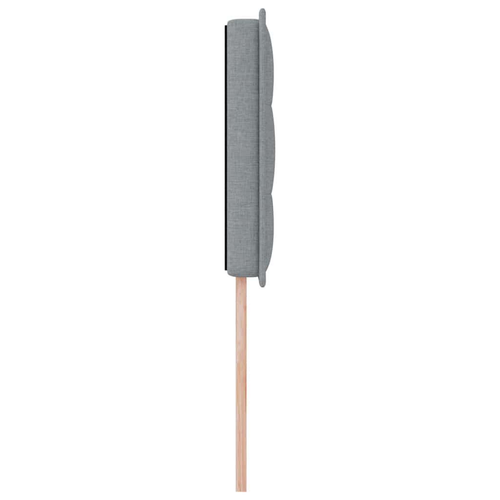 Fejtámla Magasság állítható Kézi Világosszürke 80 cm szövet