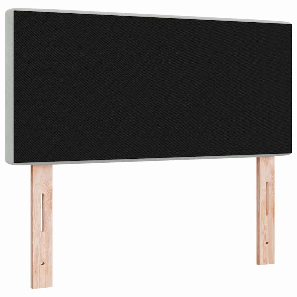 Bársony Fejtámla Argyle fejtámlával Világosszürke 90 cm Bársony