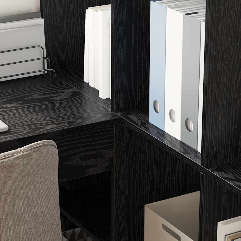 Sarokíróasztal Fekete tölgy 101,5 x 149,5 x 149,5 cm Faanyag