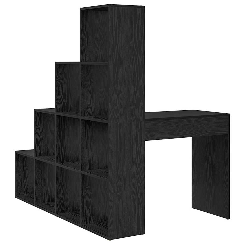 Sarokíróasztal Fekete tölgy 101,5 x 149,5 x 149,5 cm Faanyag