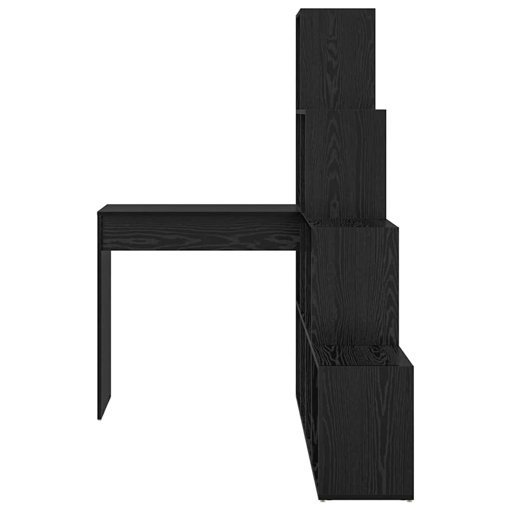 Sarokíróasztal Fekete tölgy 101,5 x 149,5 x 149,5 cm Faanyag