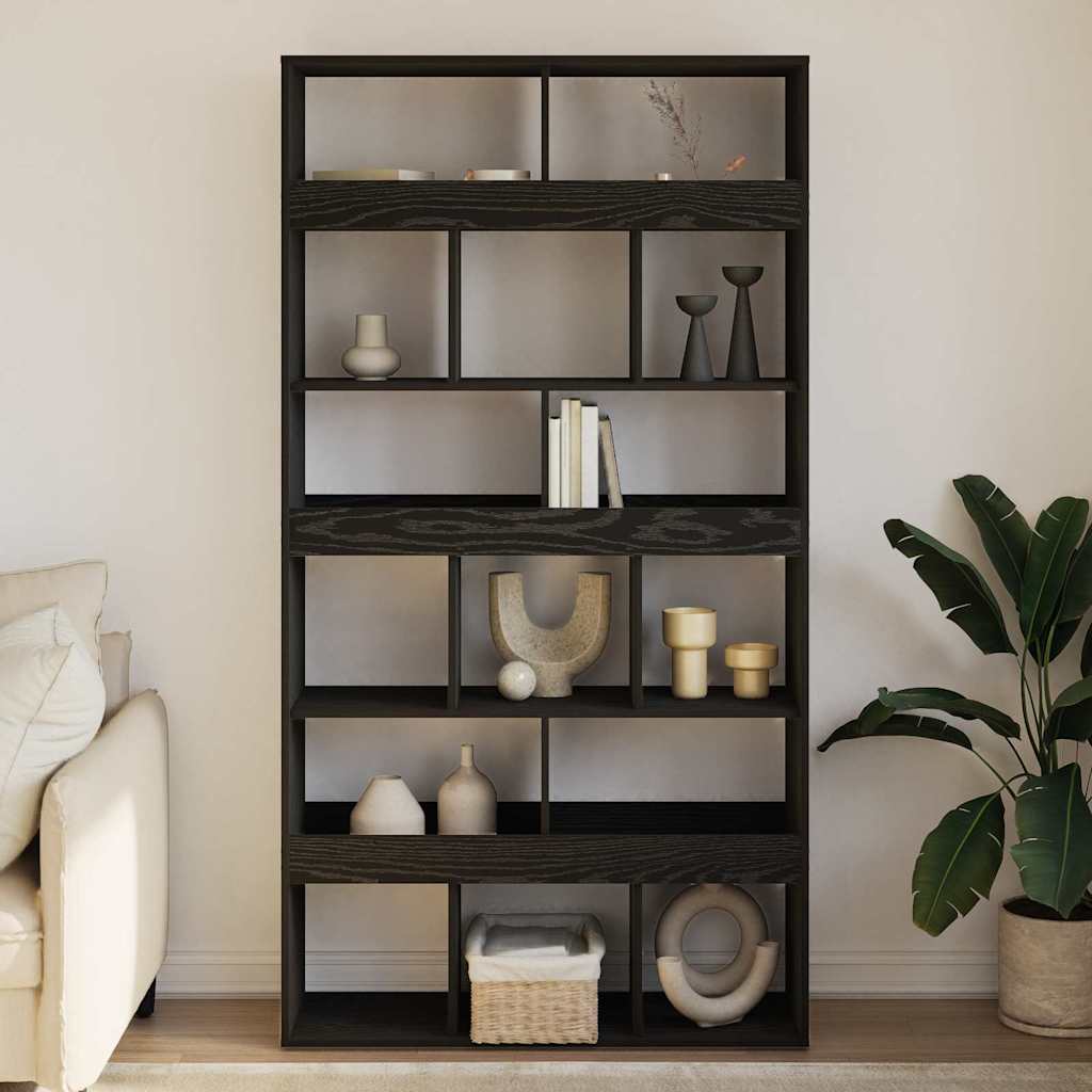 Könyvespolc Musta tammi 100 x 33 x 187.5 cm Faanyag