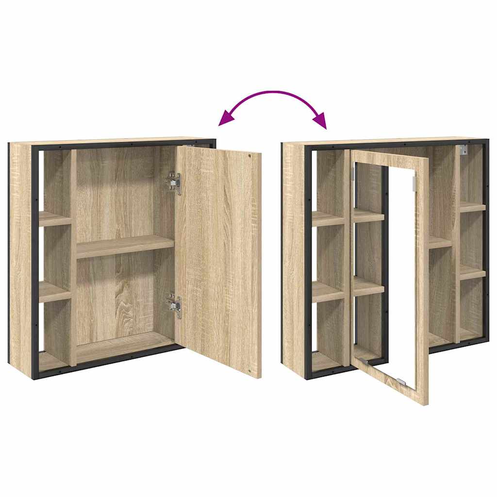 Fürdőszoba bútor szett 2 pcs Barna 60 x 30 x 60 cm Faanyag