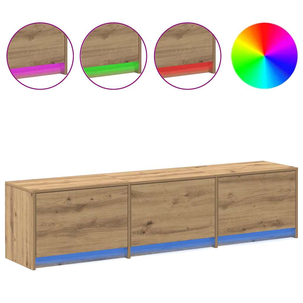 TV egységek fiókkal Artisan tölgy 162,5 x 34 x 40 cm Faanyag