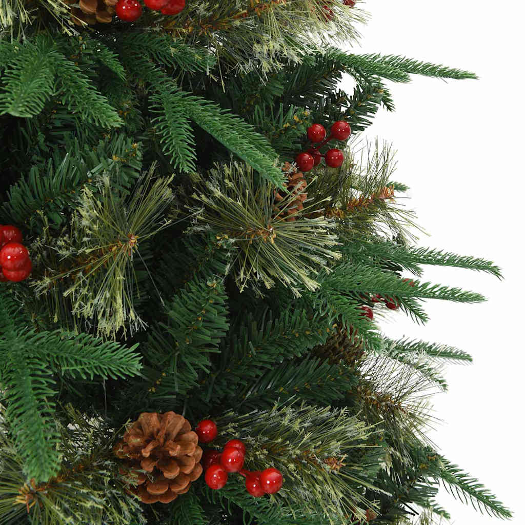 Műanyag Hajtogatós Karácsonyfa Zöld 120 cm PVC, PE és acél