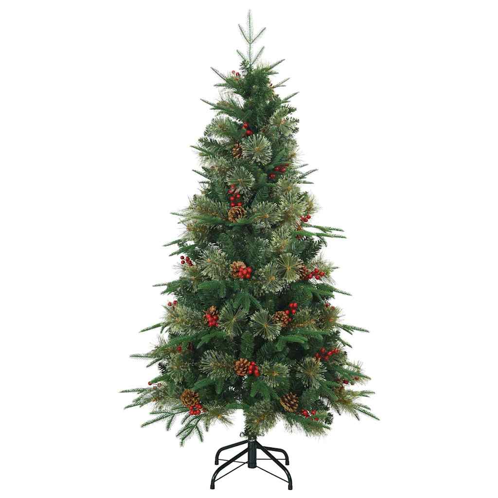 Műanyag Hajtogatós Karácsonyfa Zöld 120 cm PVC, PE és acél