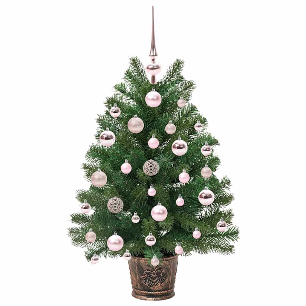 Mű karácsonyfa 150 LED-del állvánnyal Zöld 75 cm PE és PVC