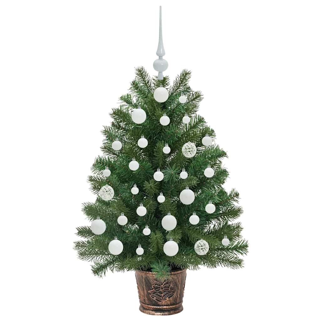 Mű karácsonyfa 150 LED-del állvánnyal Zöld 95 cm PE és PVC