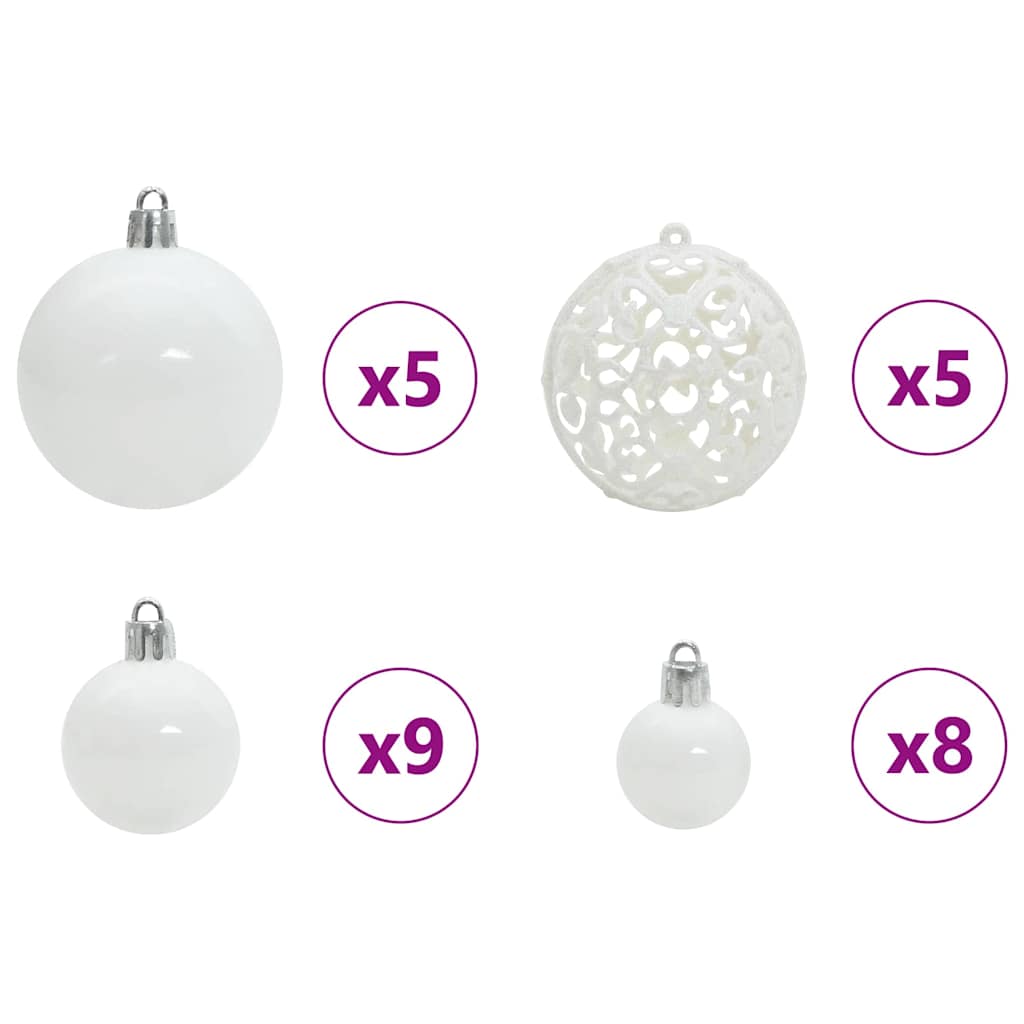 Mű karácsonyfa 150 LED-del állvánnyal Zöld 95 cm PE és PVC